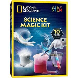 National Geographic STEM Magic Chemistry Science Set, 10 Amazing Magic Tricks